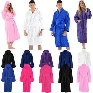 LUXUS ÄGYPTISCHE BAUMWOLLE BADEBADEMANTEL HANDTUCH ANKLEIDEKLEID VELOURS FROTTEE HANDTUCH WEICH - Bild 1 von 36