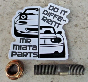 90-05 Mazda Miata Colector de escape Cabezal Tuerca Perno NA NB 1.6 1.8 93 94 97 99 ✅ - Imagen 1 de 7