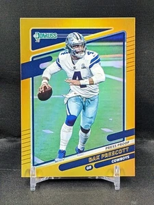 Dak Prescott 2021 Donruss Holo Gold Premium prueba de prensa #187 - casi nuevo cantidad  - Imagen 1 de 2