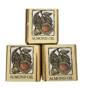 3 cubos de baño Crabtree y Evelyn aceite de almendras 1,5 oz cada uno nuevo de lote antiguo - Imagen 1 de 4