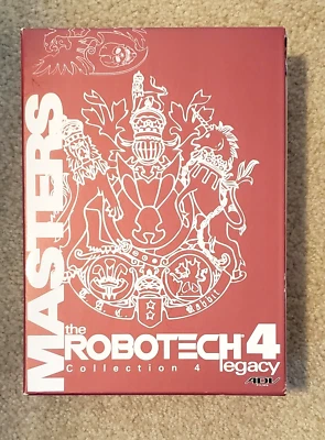 Robotech Legacy Vol. 4: Robotech Masters DVD 3-Disc OOP ANIME SCI FI (used) - Image 1 of 3
