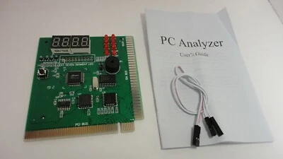 PC Computer BIOS Motherboard Tester Analyzer POST Code PCI ISA Diagnostic Card - Image 1 of 4