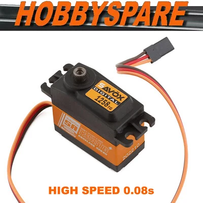 SAVOX SC1258TG + TITANIUM GEAR SUPER HIGH SPEED DIGITAL SERVO RC CAR HELICOPTER - Image 1 of 4