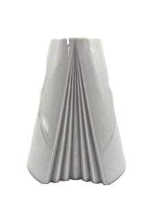 Rosenthal Studio Line Germany Plissee Kleid Vase weiß 6" hoch (CT) - Bild 1 von 9