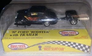Road Race Replica 37 Ford Roadster With Trailer MINT in Case - Picture 1 of 5