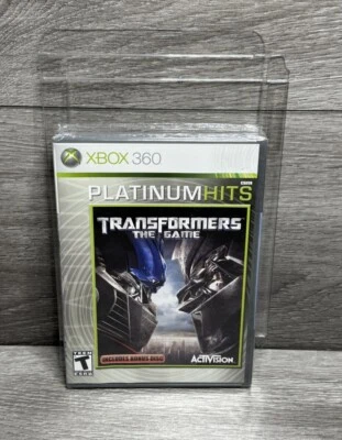 Rare! Transformers: The Game Platinum Hits w/ Bonus Disc WATA CGC VGA Xbox 360 - Image 1 of 4
