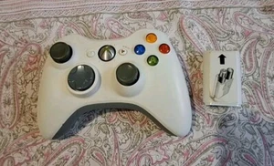Joystick Controller Bianco per Microsoft Xbox 360 Originale Usato - Foto 1 di 4
