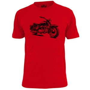 Camiseta vintage de motocicleta para hombre motociclistas helicóptero - Imagen 1 de 3