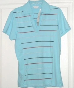 ***CAMISA DE GOLF CALLAWAY TALLA XS CONFORT RENDIMIENTO AZUL RAYAS ELÁSTICA NUEVA CON ETIQUETAS - Imagen 1 de 1