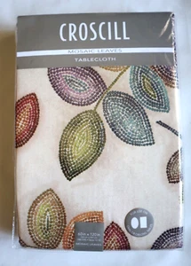 Croscill Mosaic Leaves Tablecloth Oblong 60 in x 120 in - Picture 1 of 3