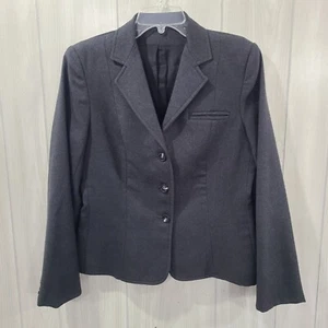 Daniel For Spellbound Blazer Womens Wool Vintage Jacket Long Sleeve Size 10 Gray - Picture 1 of 6