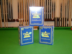 SNOOKER CHALK TWEETENS GREEN TRIANGLE (1 GROSS/144 Pc Chesworth Cues Sheffield - Picture 1 of 1