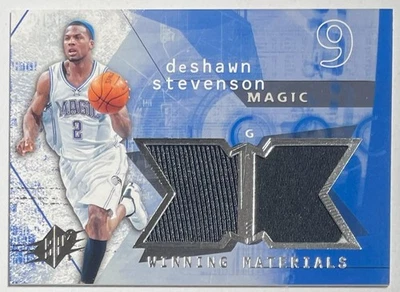 Deshawn Stevenson 2004-05 Upper-Deck SPX "Winning Materials" Dual Patch🏀MAGIC🏀 - Image 1 of 2