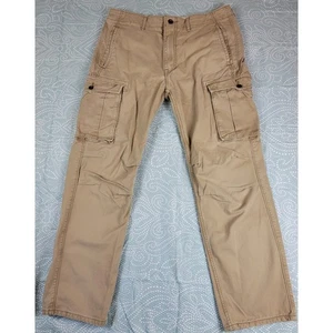 Levi's Cargo Pants Men's Khaki Tan 36x31 Zip Fly Relaxed Fit Cotton 12462 12463 - Picture 1 of 13