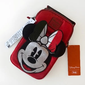 🌐 2024 Bolso Bandolera con Cremallera Disney Parks Epcot Italia Minnie Mouse Skeeter Lug NUEVO - Imagen 1 de 9