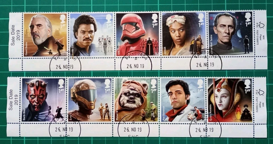 2019 STAR WARS SET OF 10 USED - Image 1 of 1