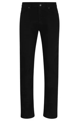 Men's Hugo Slim-Fit Comfort Stretch Jeans in Black