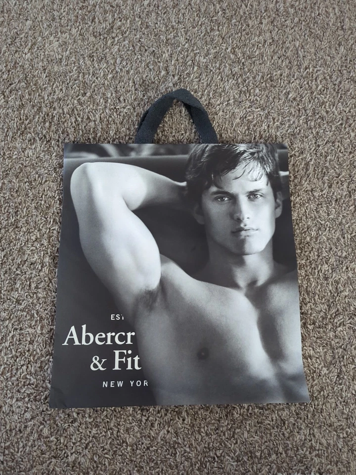 Bolso de compras vintage Abercrombie&Fitch Nueva York modelo para hacer Foto 1 de 4