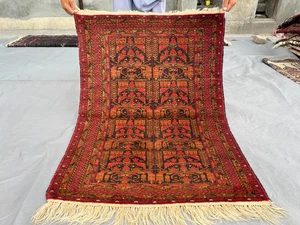 Afghan Baluchi Tree of Life Rug 2.10x3.9 ft – Soft Pile Oriental Tribal Baho Rug - Picture 1 of 12