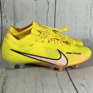 Nike Zoom Mercurial Vapor 15 Elite SG Pro Cleats Yellow Mens Size 6 DJ5168-781 - Picture 1 of 10