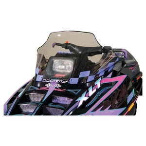 Powermadd Cobra Windshield-14in.-Tint/Purple Checks for 1994 Polaris XLT SP Xtra - Picture 1 of 2