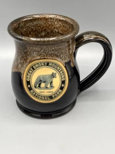 Great Smoky Mountains National Park Deneen Pottery Tall Belly Mug 5” - Picture 1 of 10