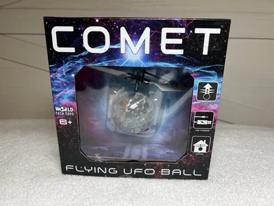 World Tech Toys 'Comet' Flying UFO Ball...Hoovers, LED Lights, USB, Indoor Safe - Image 1 of 4