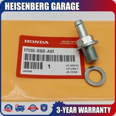Genuine PCV Valve Assembly 17130-RBB-A01 for Honda Civic CR-V Accord Acura TSX  - Image 1 of 4