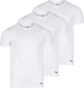 PUMA Men's Big & Tall 3-Pack Classic T-Shirt WHITE XX-Large Tall 2XLT - Picture 1 of 5