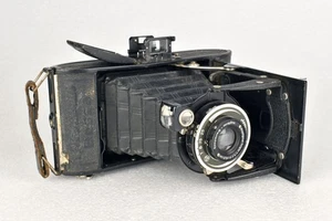 Vintage 1930er Voigtländer Bessa analoge Klappkamera mit 7,7 Voigtar Objektiv FÜR REPARATUR - Bild 1 von 15