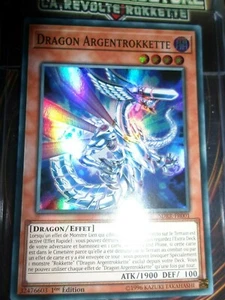 YU-GI-OH! SR SUPER RARE DRAGON ARGENTROKKETTE SDRR-FR001 MINT NEUF EDITION 1 - Picture 1 of 1