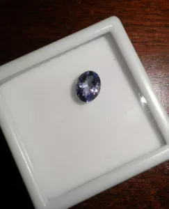 Erde abgebaut natürlicher TANSANIT JTV lose 1,10ct oval 8x6 mm Edelstein 2004 T8j63 - Bild 1 von 8