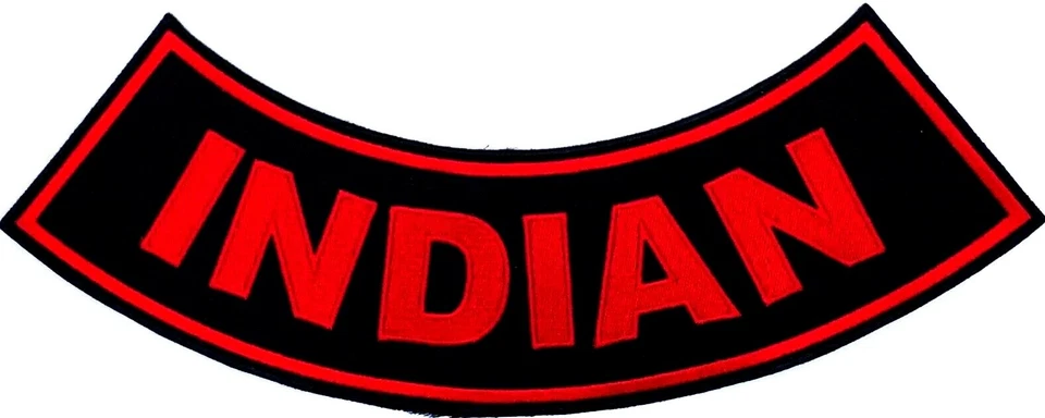 CHALECO MOTO NATIVO INDIO 11" HIERRO SOBRE BALANCÍN PARCHE BORDADO CL-15 Foto 1 de 1