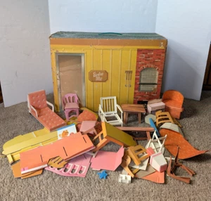 Barbies New Dream House 1964 Mattel 4092 mit Original Möbeln LESEN Vintage - Bild 1 von 11