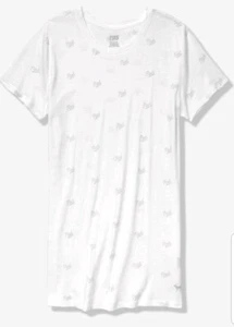 Victoria Secret VS Pink Perfect Crew Tee All Over Script Logo Large - Bild 1 von 1