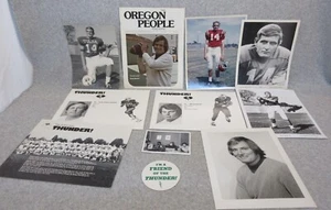 WFL PORTLAND THUNDER LoT PRESS PHOTOS Team Photo, Magazine, Barton Tulsa,Detroit - Picture 1 of 1