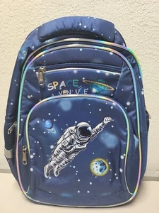 Backpack Space Adventure Boys Elementary Kindergarten Preschool School Bag - Picture 1 of 7