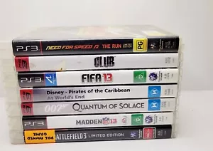 PS3 Games X7 Bundle PAL - Club - Need For Speed - Fifa- Madden 13NHL B1 - Picture 1 of 5