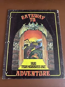 Dungeons & Dragons Gateway To Adventure Katalog 1981 TSR Hobbys Vintage Buch - Bild 1 von 4