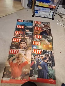 Menge 10 Vintage LIFE MAGAZIN 1955 BIS 1957 - Bild 1 von 20