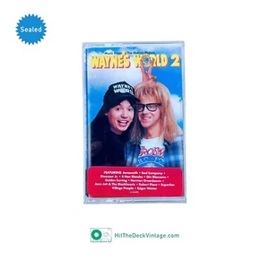 Wayne's World 2 Soundtrack Cassette Tape (1993) w/ Hype Sticker US 1st SEALED - Picture 1 of 6
