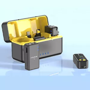FULAIM X5M Sistema Microfonico Wireless Lavalier con 4GB di Memoria e Custodia di Ricarica K2V9 - Foto 1 di 12