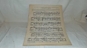 VINTAGE SHEET MUSIC 1901 SUPPLETMENT TO STANDARD GRADED CORSE OF STUDIES VOL 3 - Picture 1 of 5