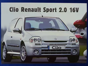 Renault Clio RS Sport 2.0 16V MJ 2000 - Folleto 09.1999 - Imagen 1 de 2