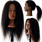 100 % vrai mannequin cheveux 22"-24" afro moelleux léger yaki kinky texturé droit 