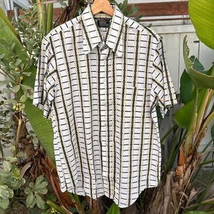 Vintage 70s JCPenney Towncraft Penn Prest Button Up Shirt Mens XL - Picture 1 of 5