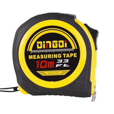 33 Ft Tape Measure With Overmold And Wireform Belt Clip Metric And Inches USA - Image 1 of 4