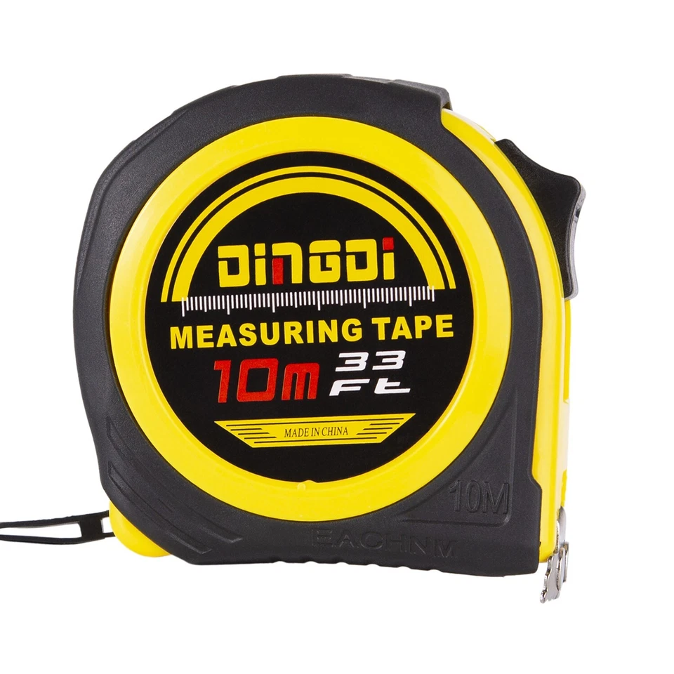 33 Ft Tape Measure With Overmold And Wireform Belt Clip Metric And Inches USA - Image 1 of 4