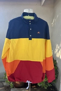 Hobie By Hurley Jacket Windbreaker Sailing Stripe Size Medium 32 Unisex - Picture 1 of 10