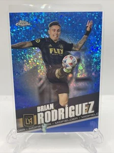 Brian Rodriguez Blue Mini Diamond Refractor /199 2022 Topps MLS Chrome LAFC 156 - Picture 1 of 2